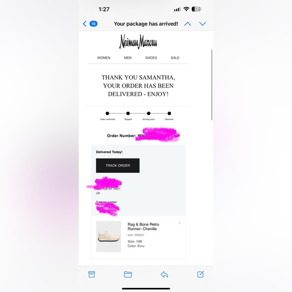 NWT rag & bone retro runner chenille sneakers - Picture 2 of 16